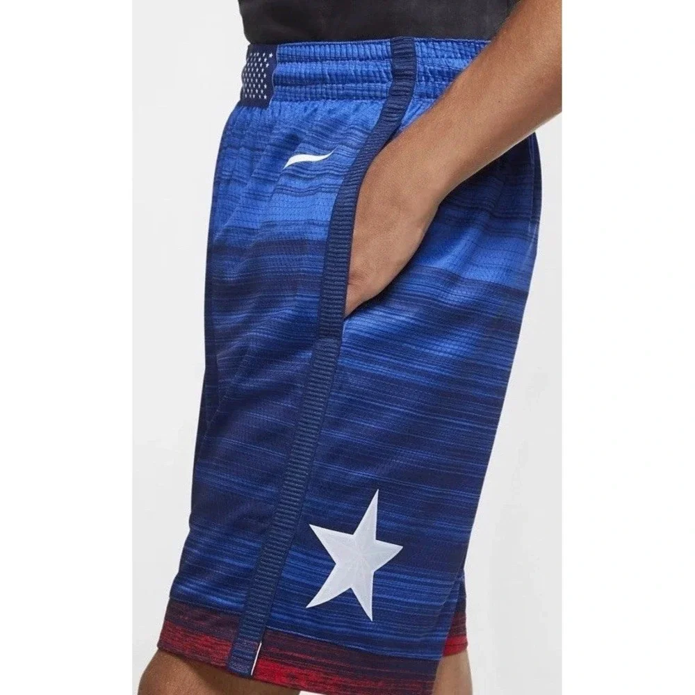 Men's NIKE Team USA Limited Basketball‎ Shorts CQ0176-451 Blue Large